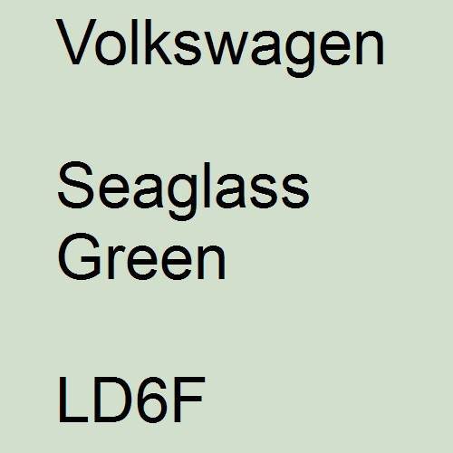 Volkswagen, Seaglass Green, LD6F.